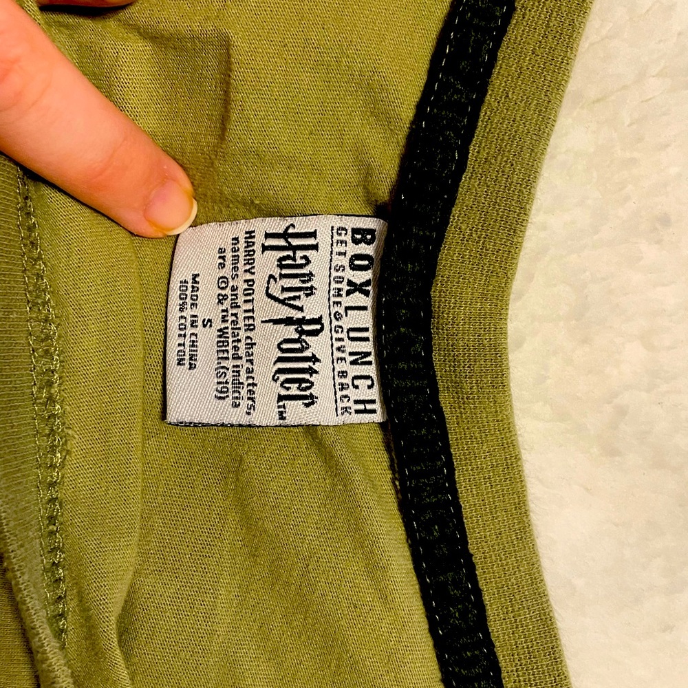 Harry Potter - Women’s Small long sleeve Slytherin shirt